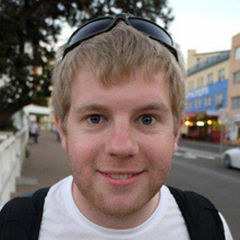 Photo of freelancer Andrew Disley smiling